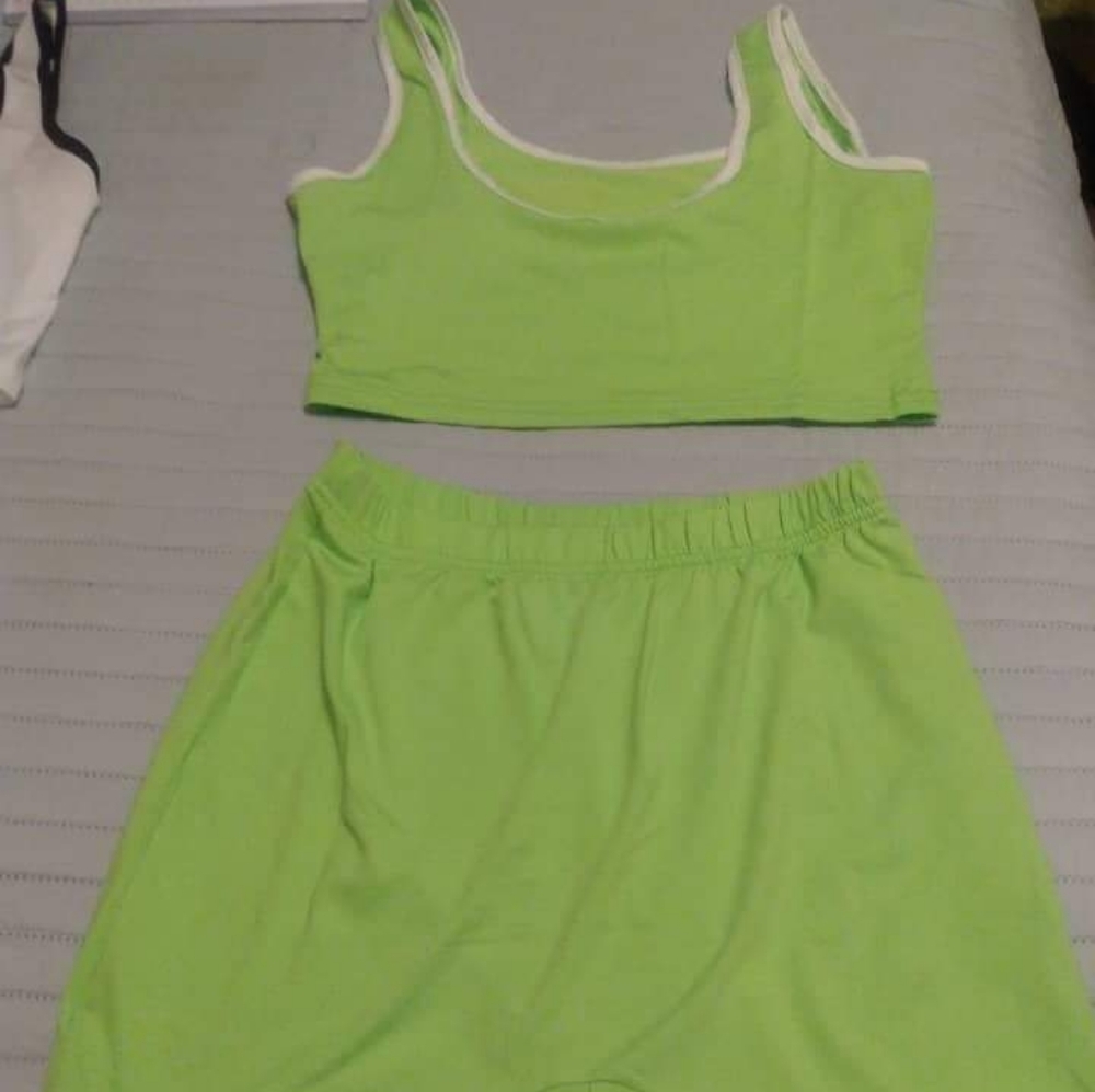 Women two piece short set